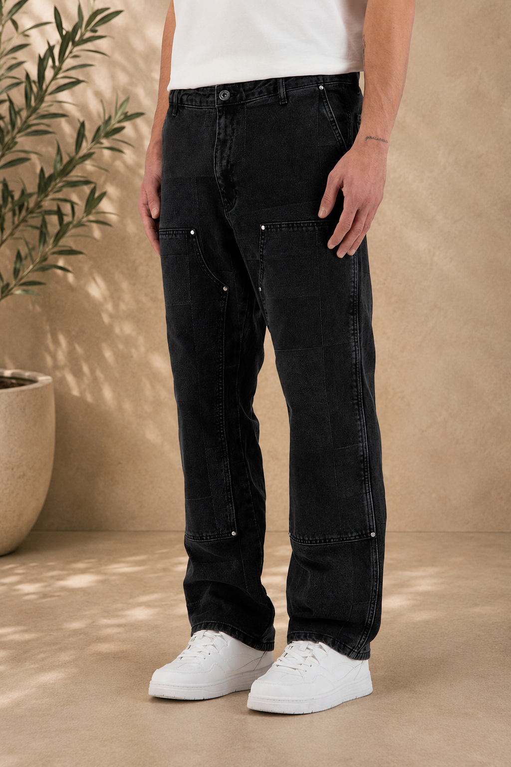 Jean London gris/noir