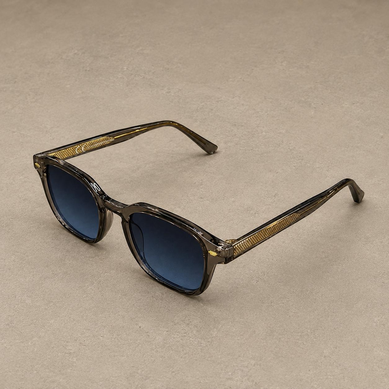 Lunette Dubaï Gris / Bleu foncé
