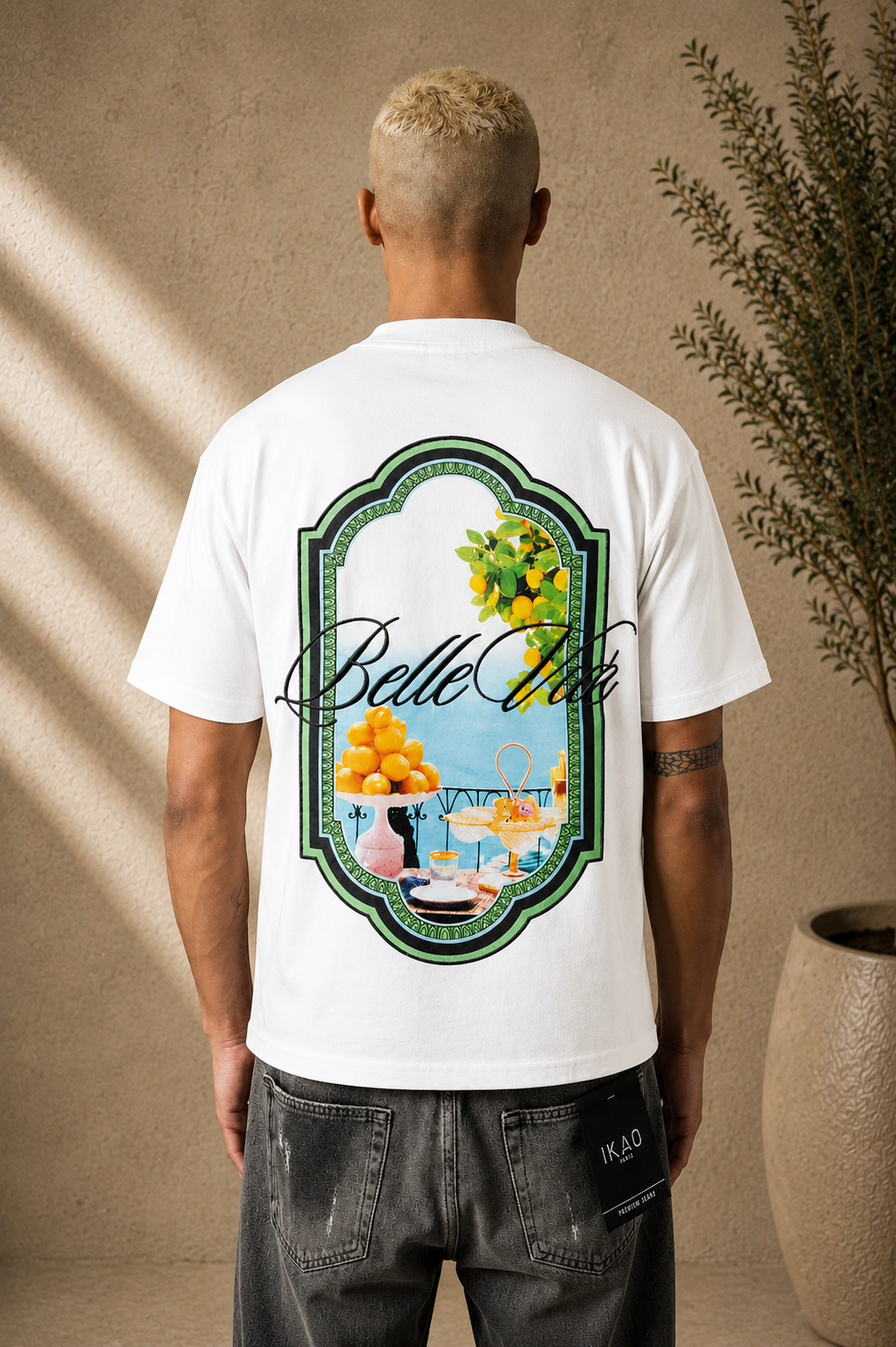 T-Shirt Belle Vue blanc