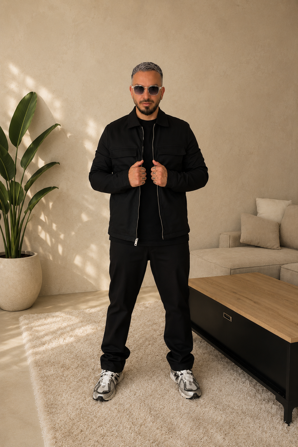 Ensemble cosy noir