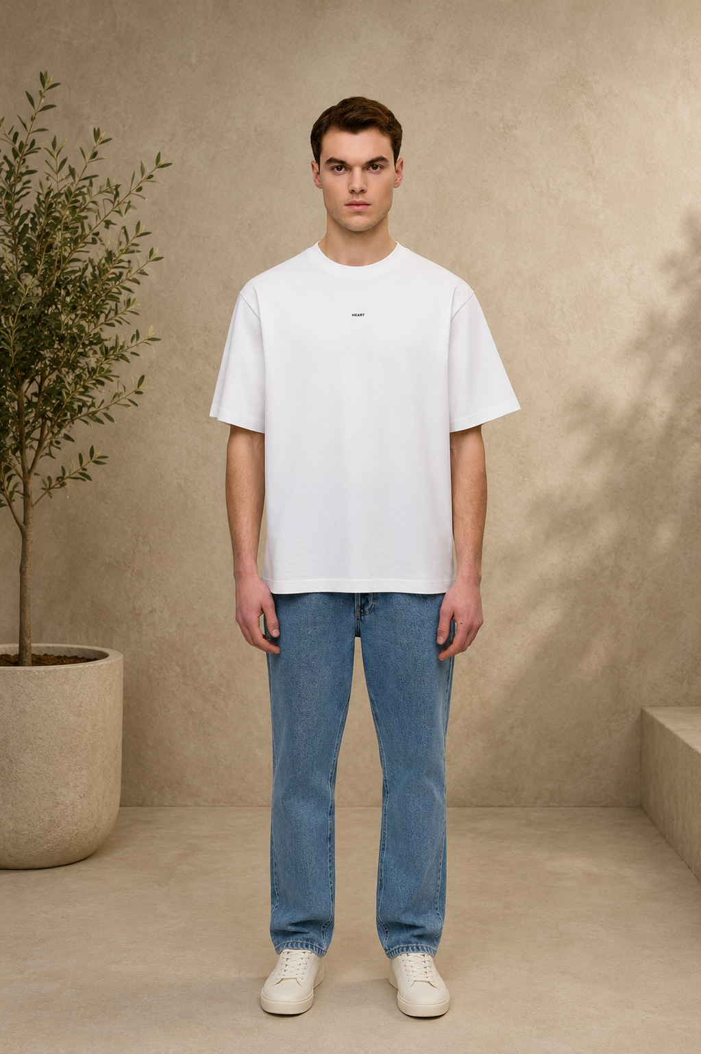 T-shirt Hearts blanc