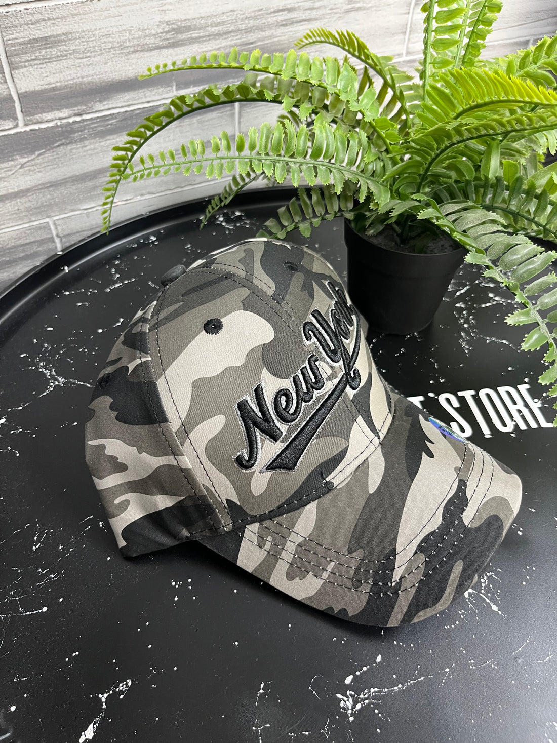 Casquette New York camo gris - Stayin