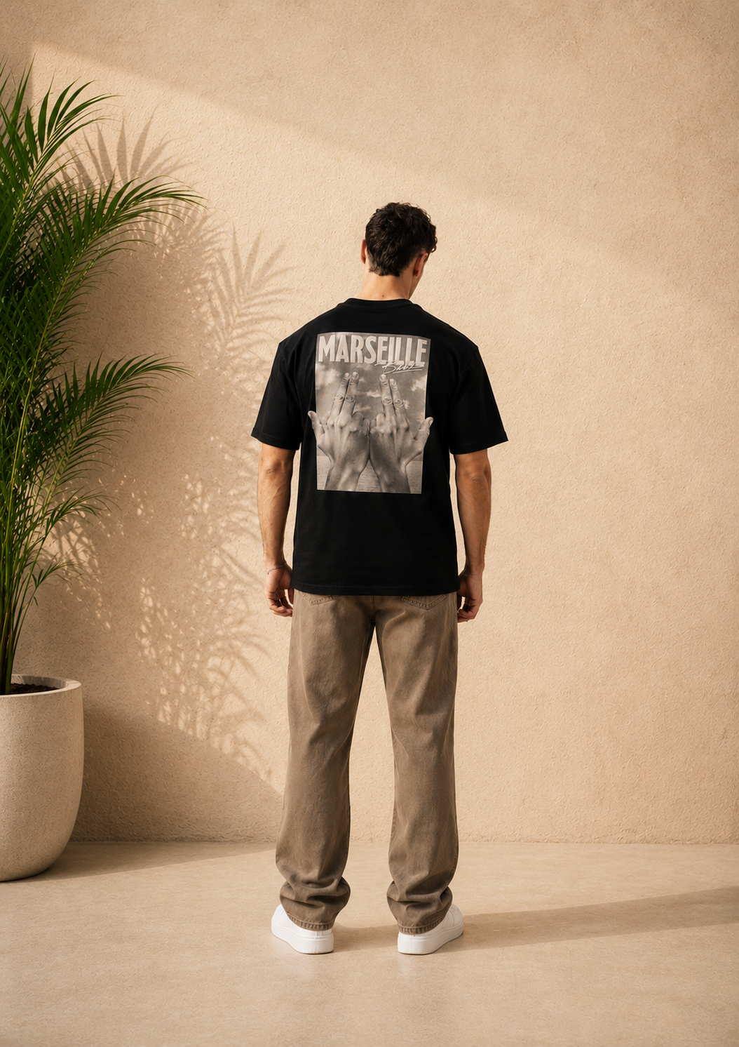 T-Shirt Marseille Jul noir