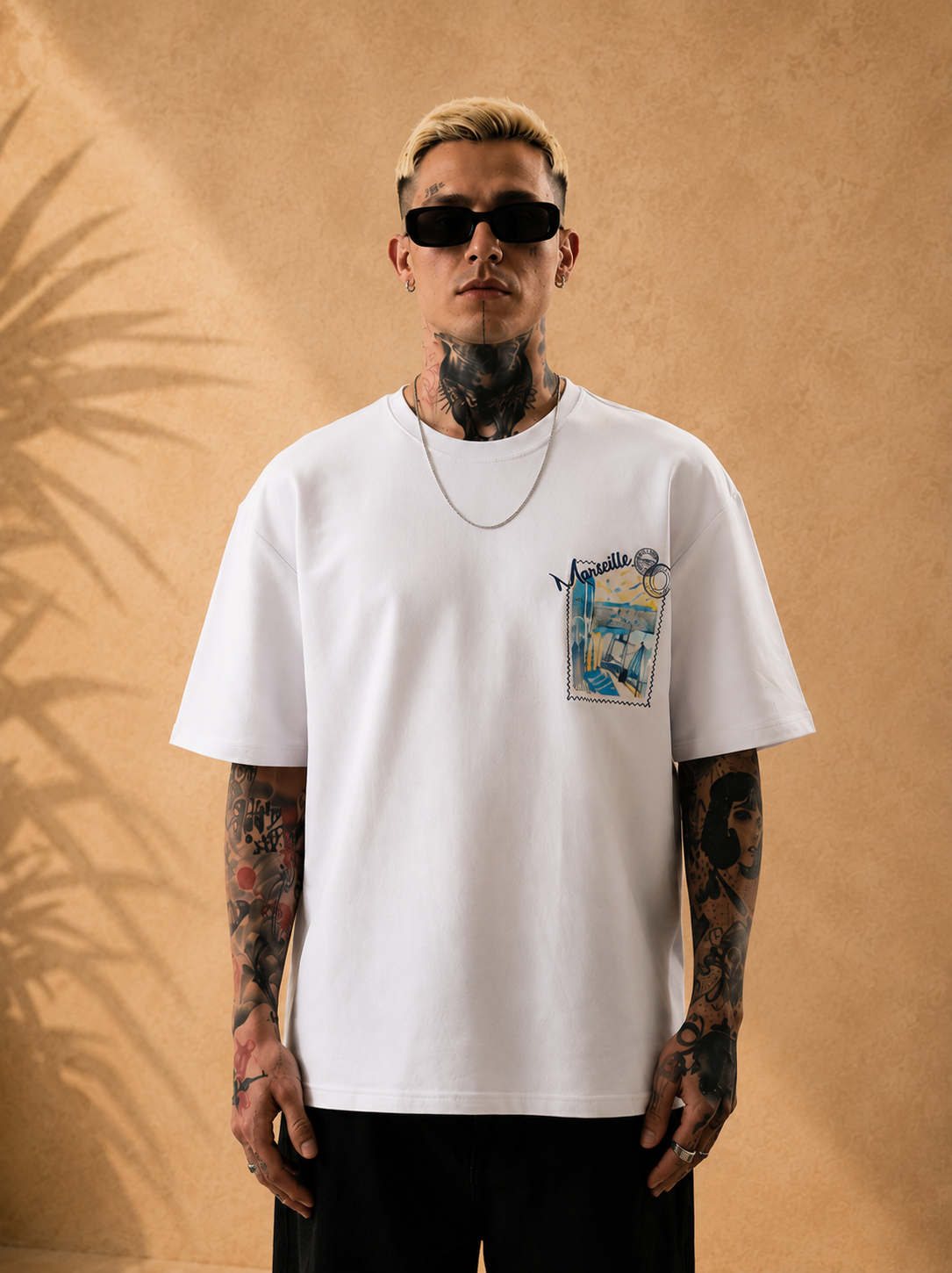 T-Shirt Marseille blanc