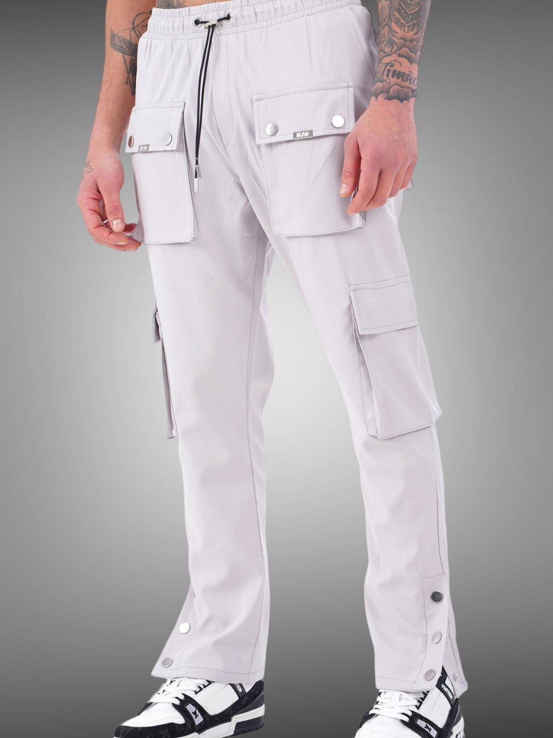 ikao -CARGO PANT ART438 - GREY - Stayin