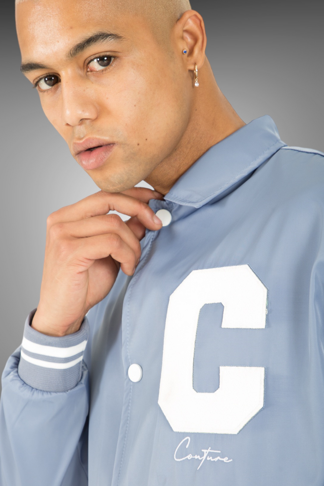 Veste Couture bleu gris pétrole - Stayin