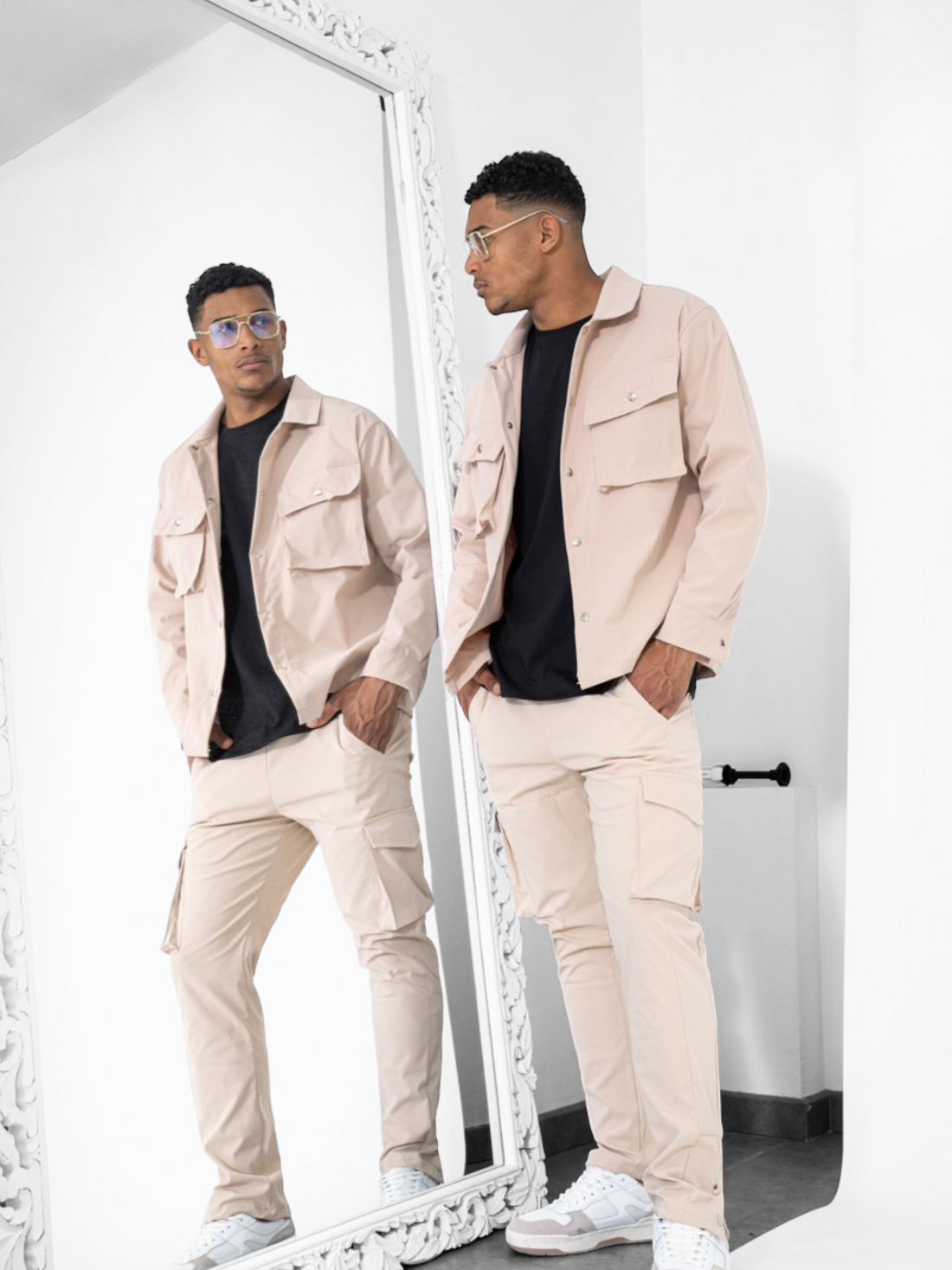 Frilivin - Veste cargo beige - Stayin