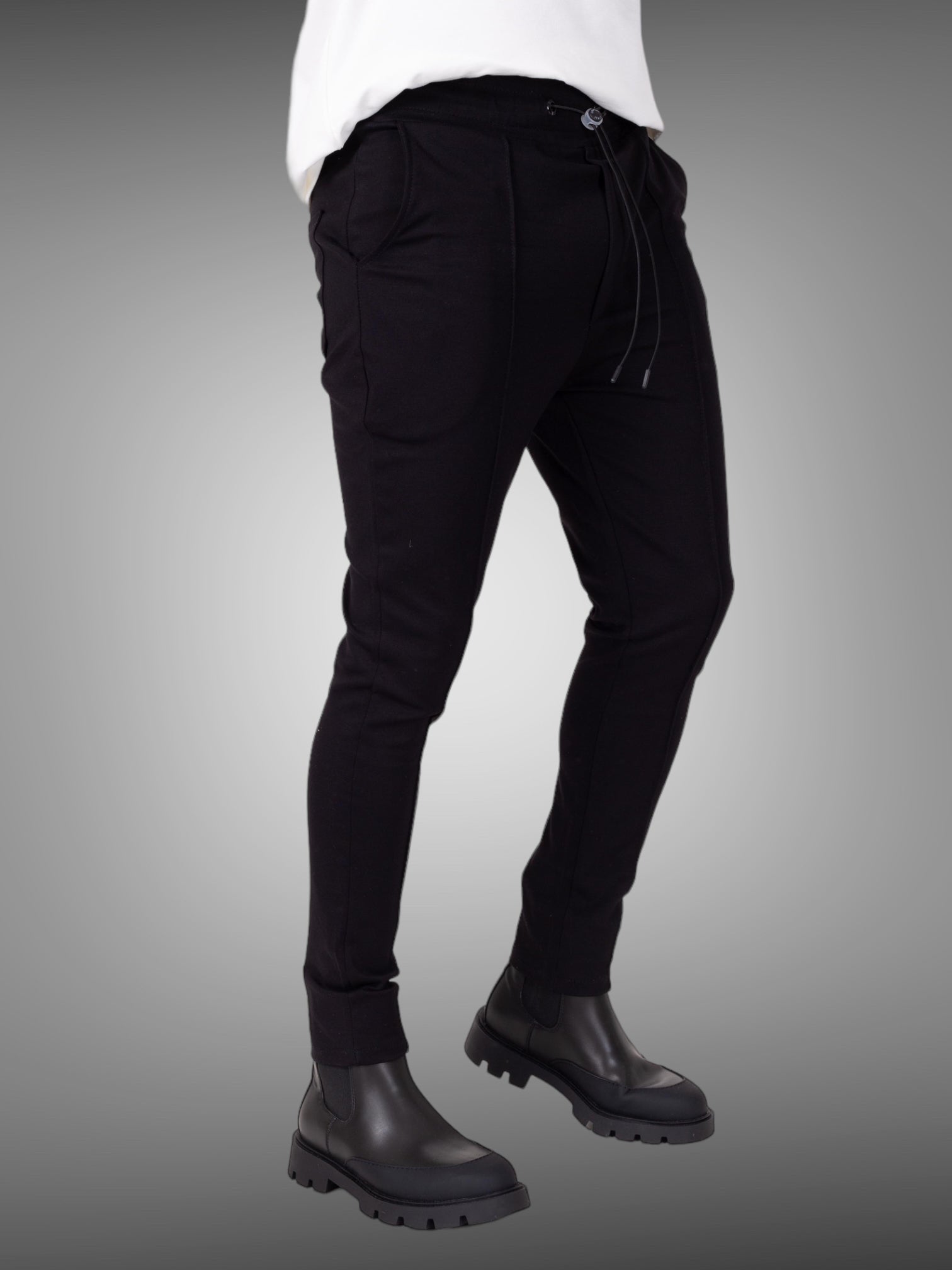 Uniplay - Pantalon liseret noir - Stayin