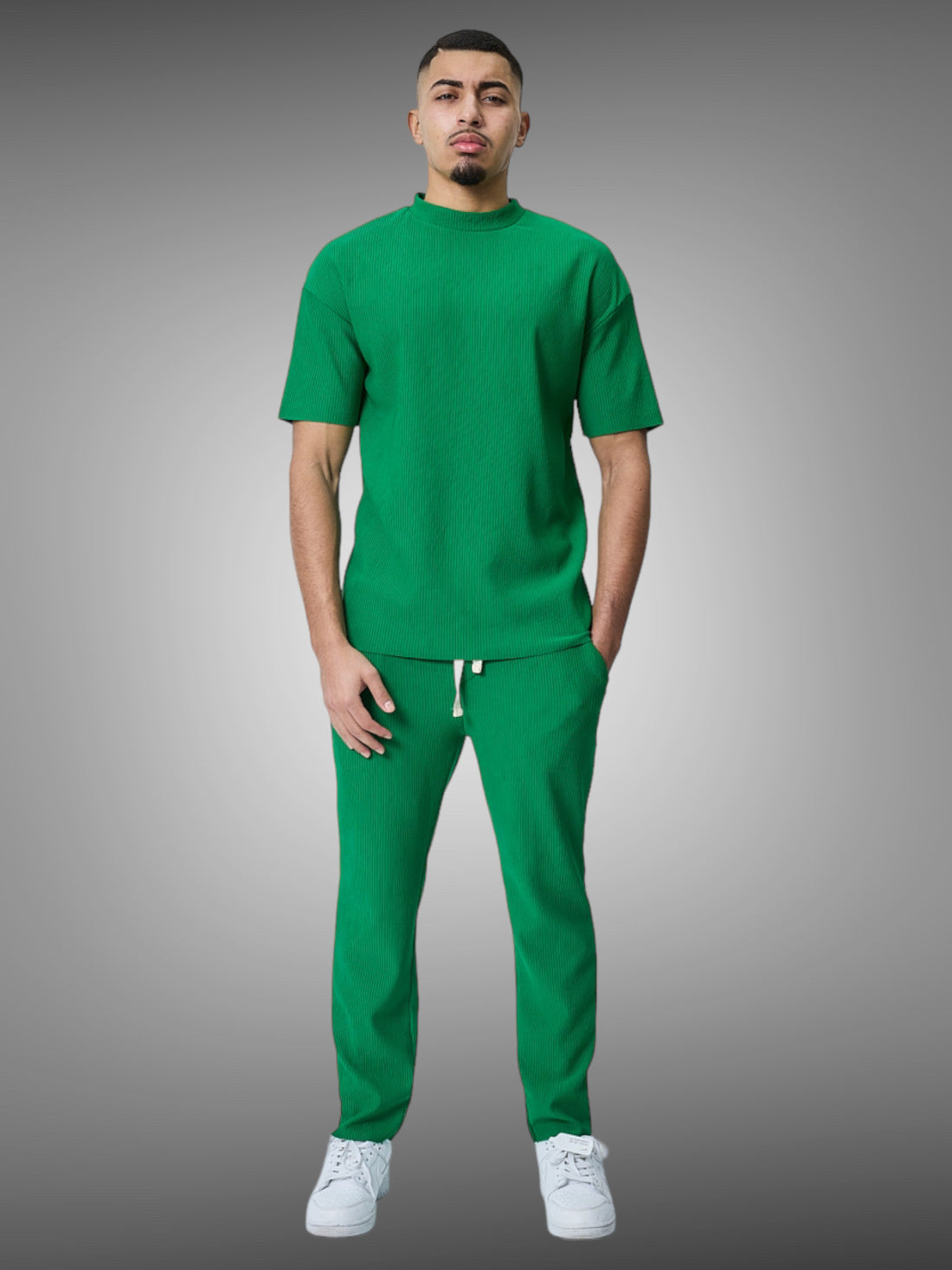 Pantalon Pablo vert texturé - Stayin