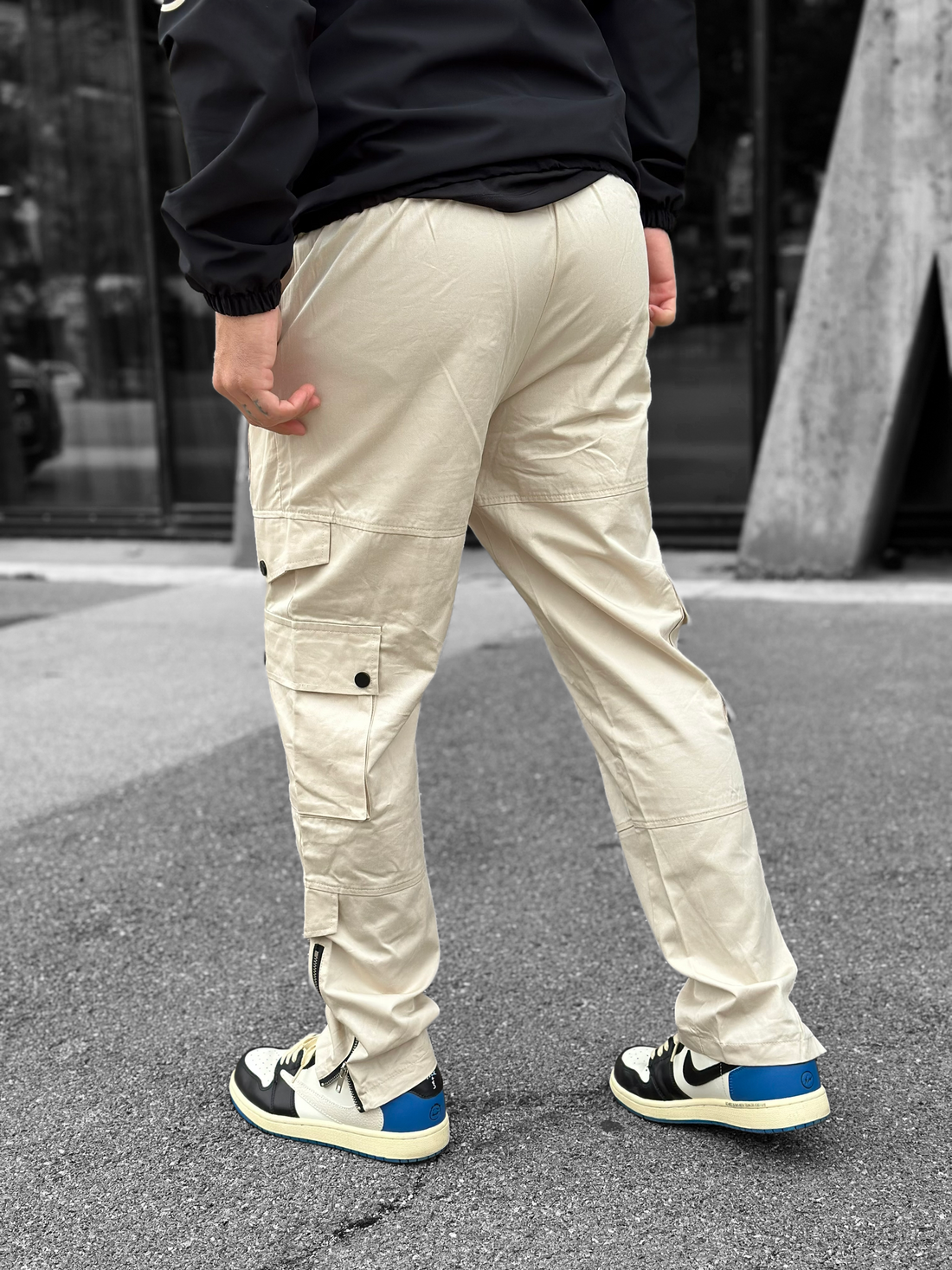 Pantalon Cargo beige zip - Stayin