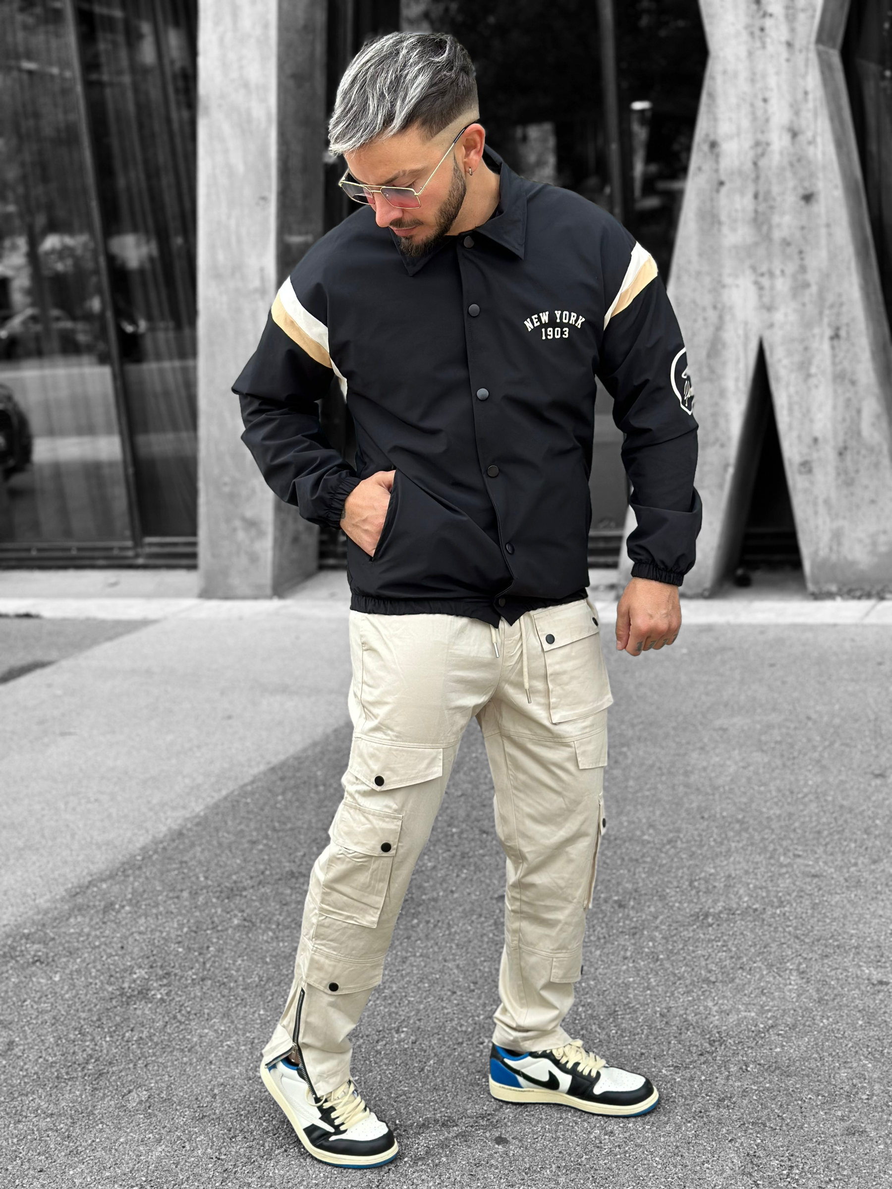 Pantalon Cargo beige zip - Stayin