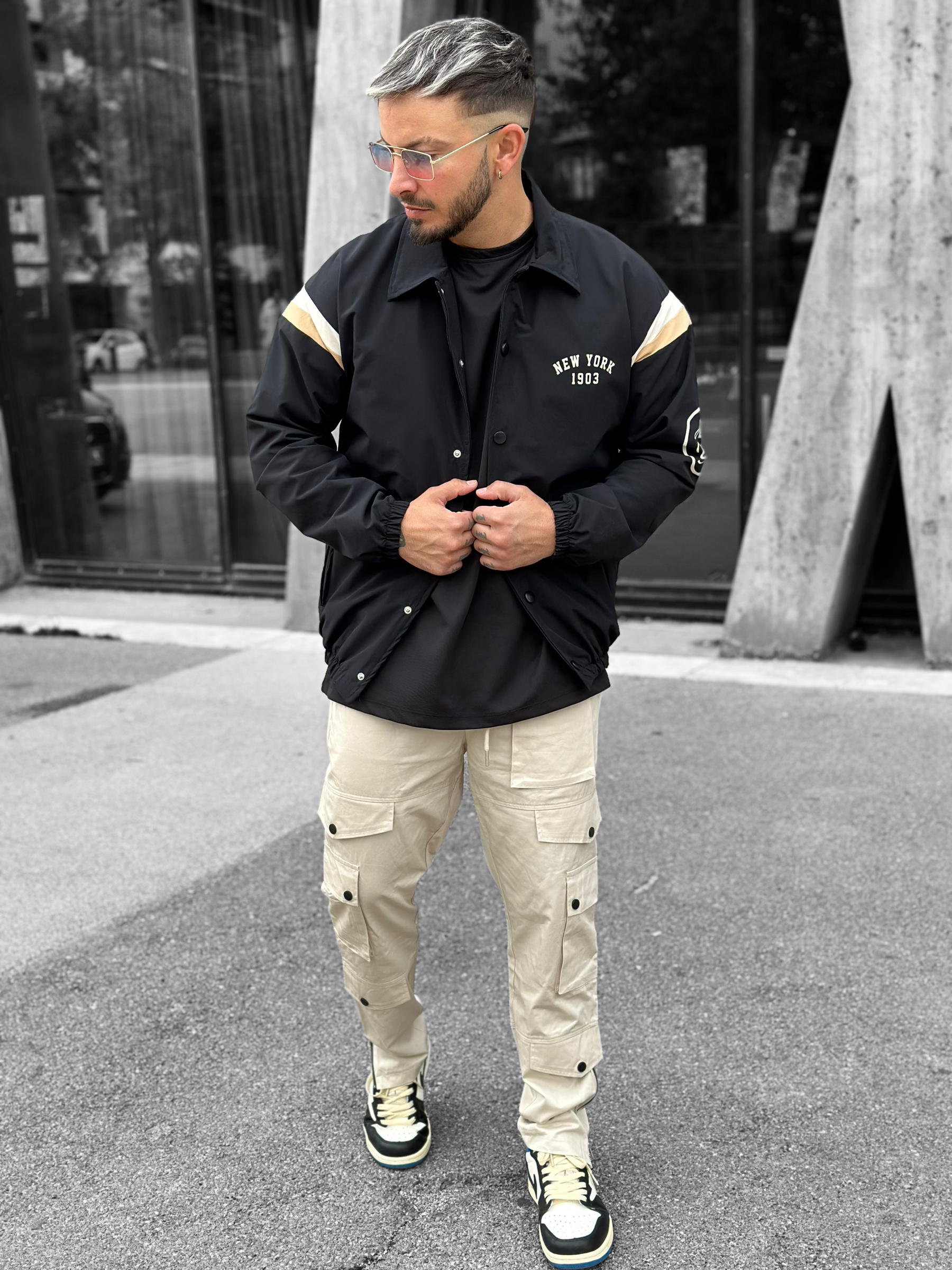 Pantalon Cargo beige zip - Stayin