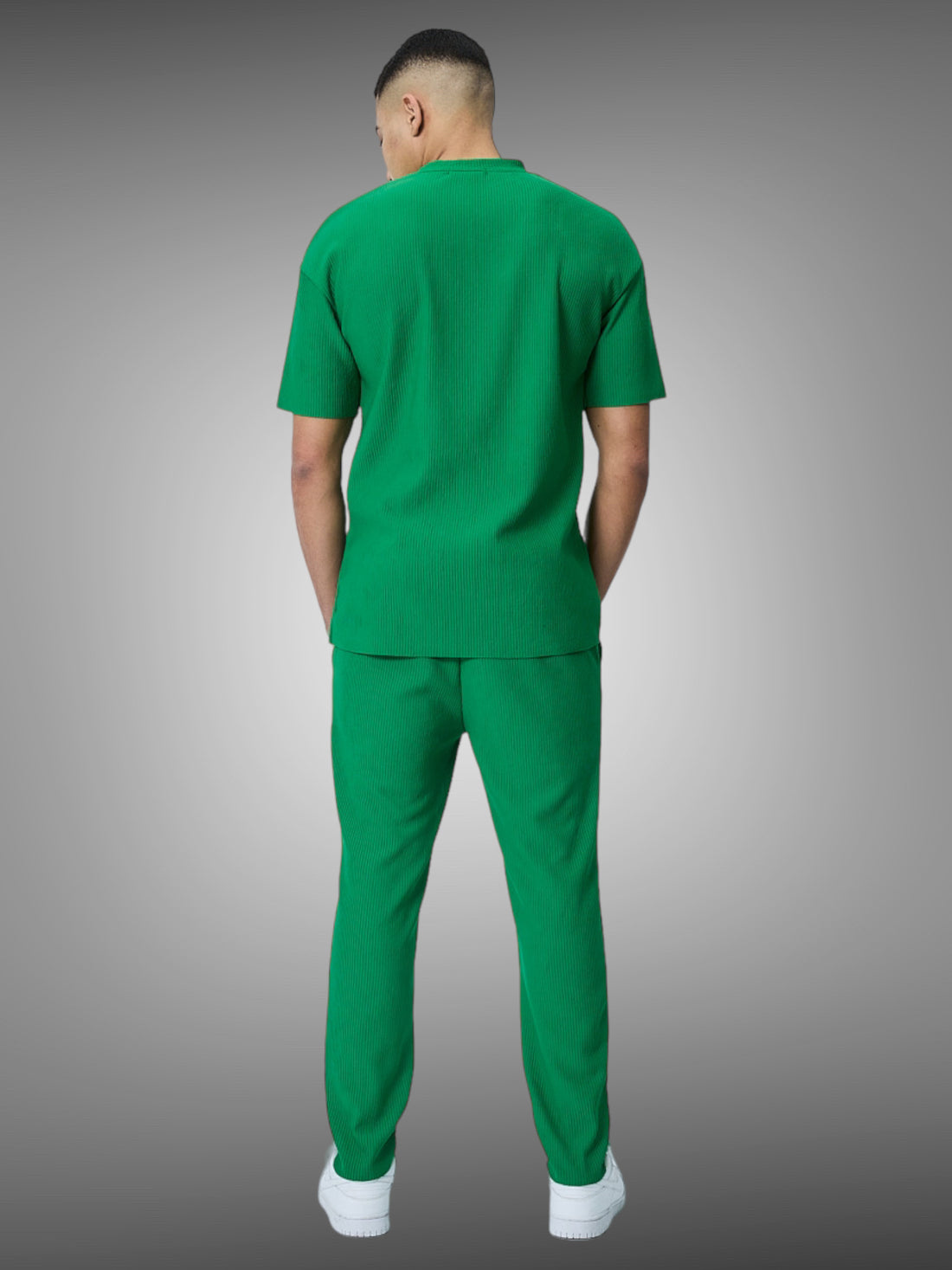 Pantalon Pablo vert texturé - Stayin
