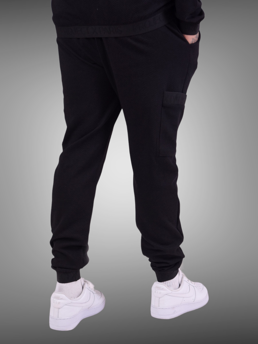Project X Paris - Bas de jogging en tissus texturé - Noir - Stayin