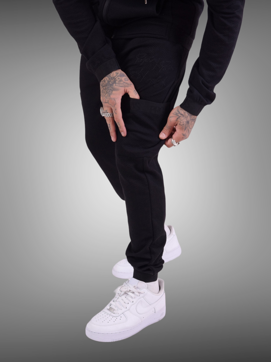 Project X Paris - Bas de jogging en tissus texturé - Noir - Stayin