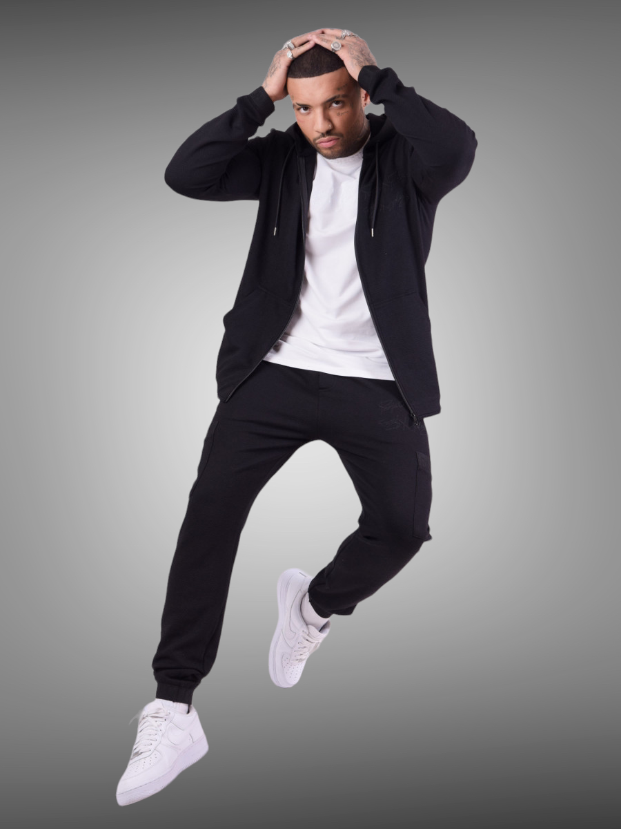 Project X Paris - Bas de jogging en tissus texturé - Noir - Stayin
