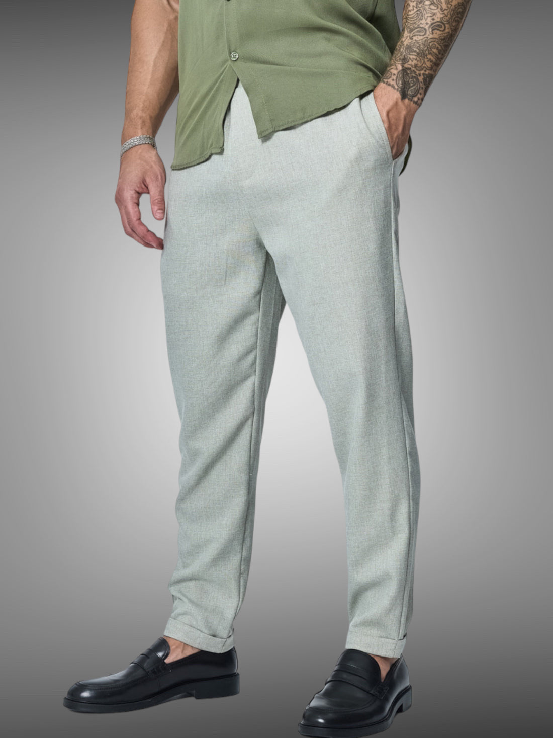 Frilivin - Pantalon vert pastel #1759-11 - Stayin