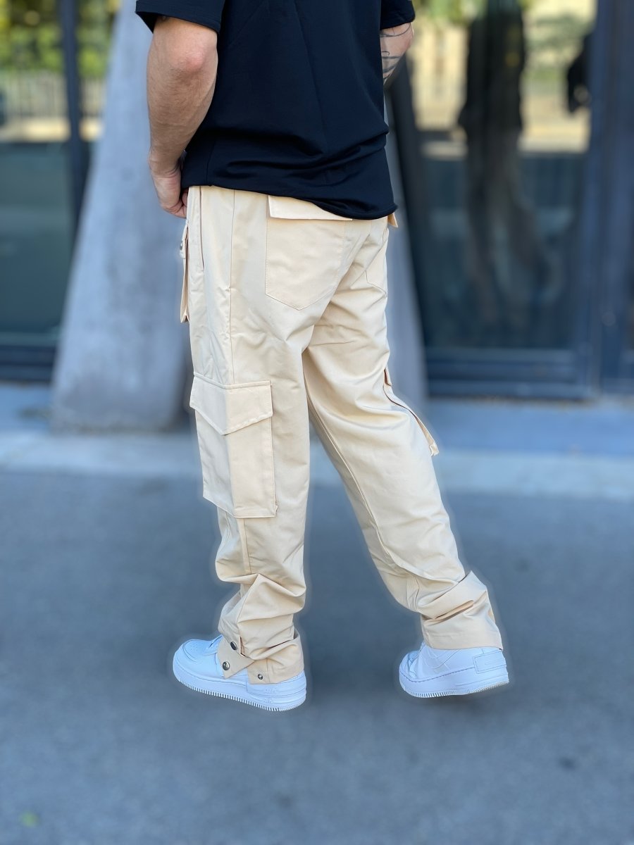 ADJ - Pantalon Cargo 3 boutons sable - Stayin