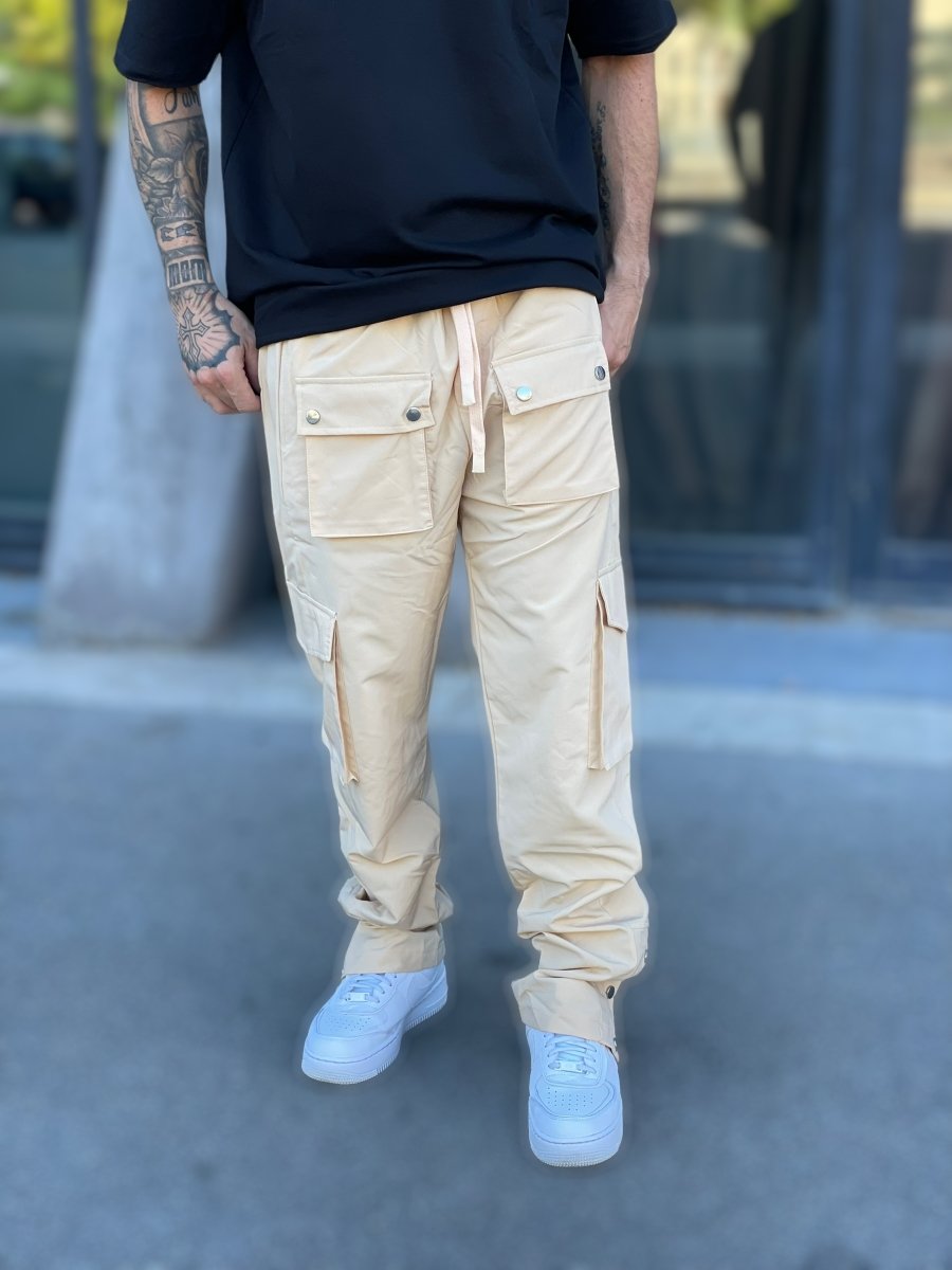ADJ - Pantalon Cargo 3 boutons sable - Stayin
