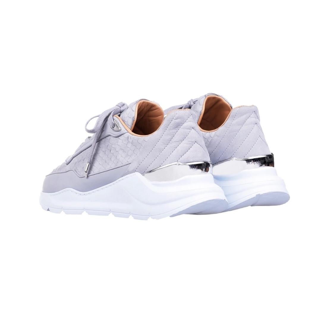 BNJ - Basket ALPHA RUNNER ICE GREY PYTHON CUT-MATT NAPPA - Stayin