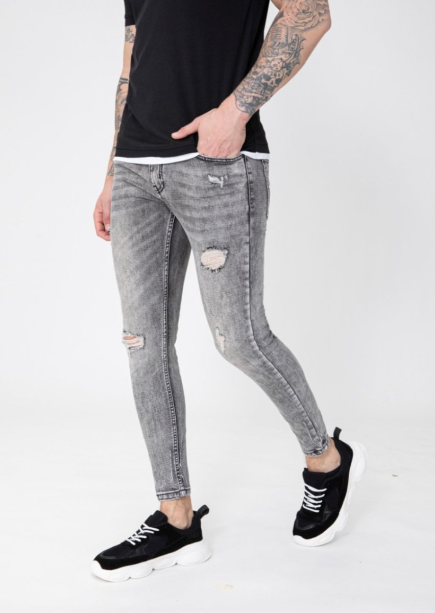 Frilivin - Jean skinny gris clair VJ308 - Stayin