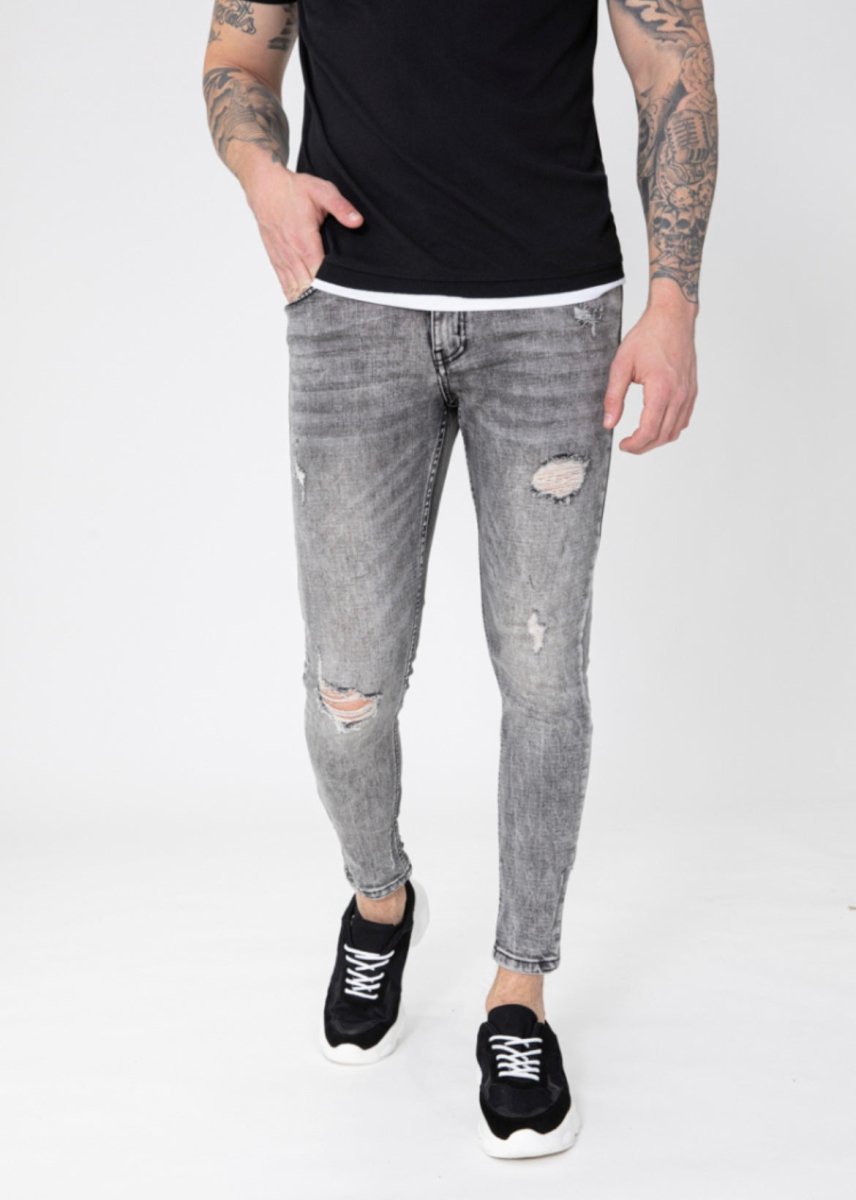 Frilivin - Jean skinny gris clair VJ308 - Stayin