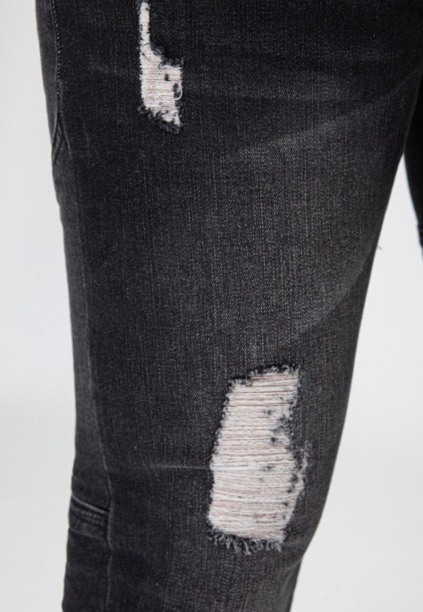 Frilivin - Jean skinny gris / noir VJ282 - Stayin