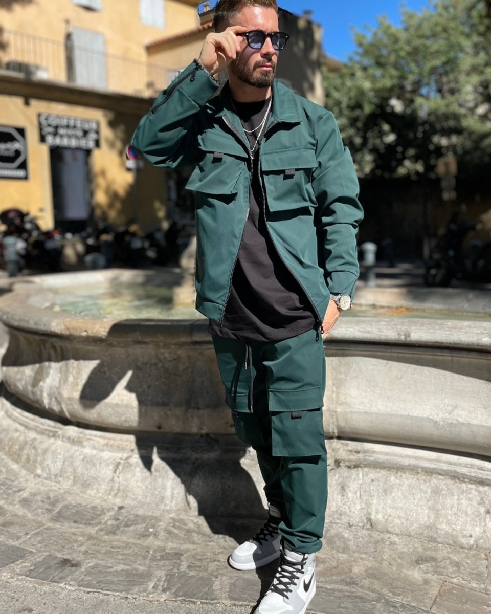 Frilivin - Veste cargo vert foncé #50062 - Stayin