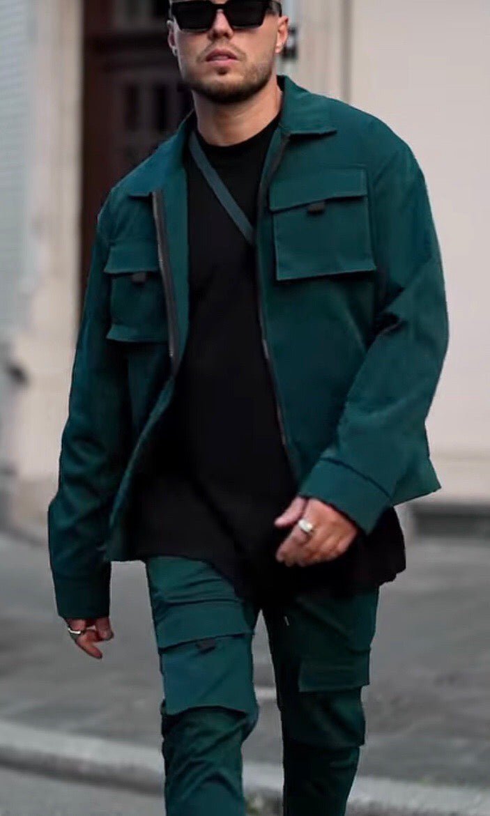 Frilivin - Veste cargo vert foncé #50062 - Stayin