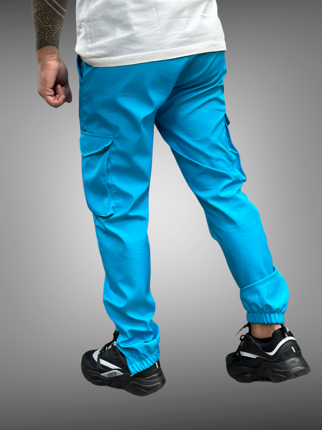 Pantalon Cargo imper bleu - Stayin