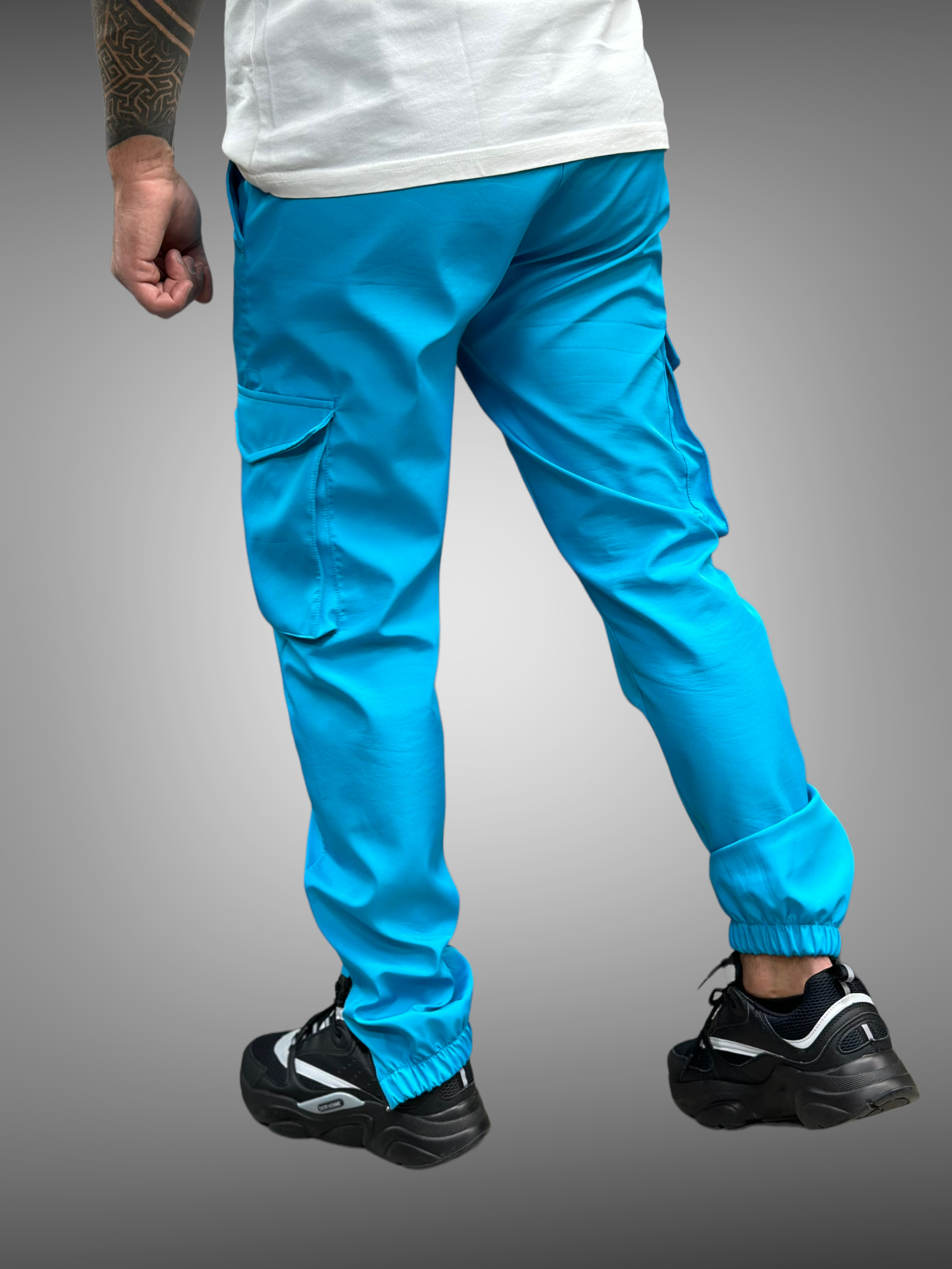 Pantalon Cargo imper bleu - Stayin