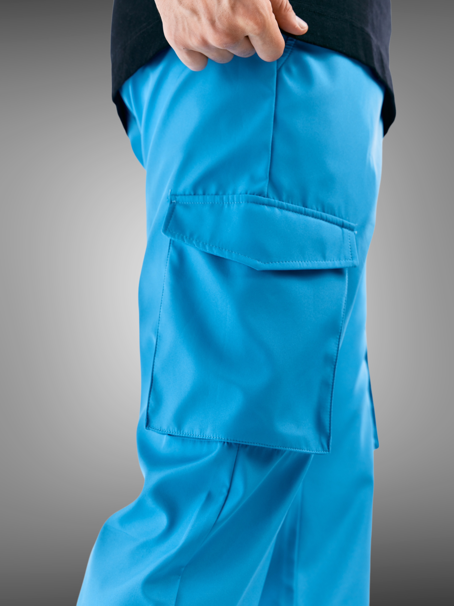 Pantalon Cargo imper bleu - Stayin