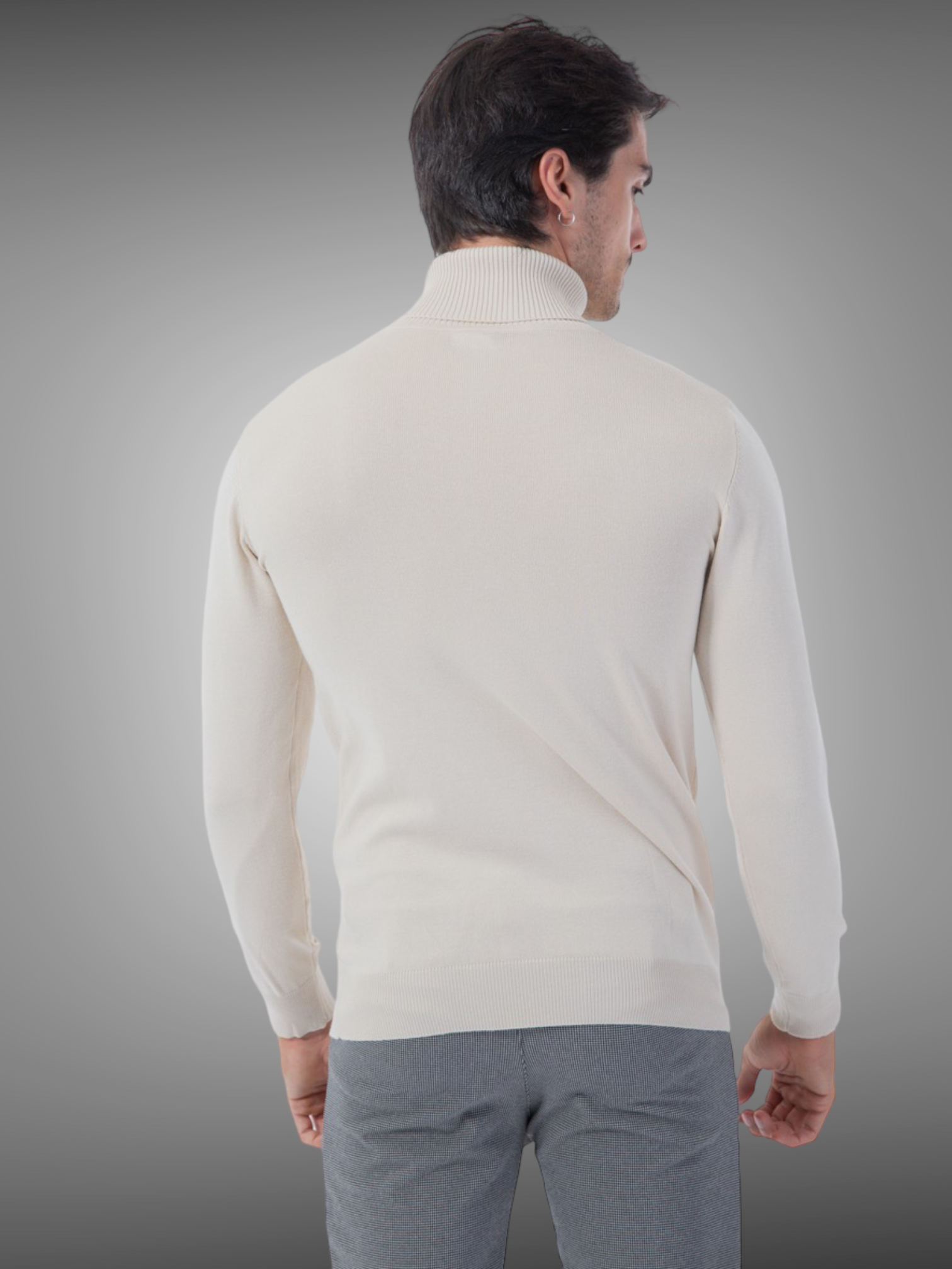 Frilivin - Pull Col roulé beige - Stayin