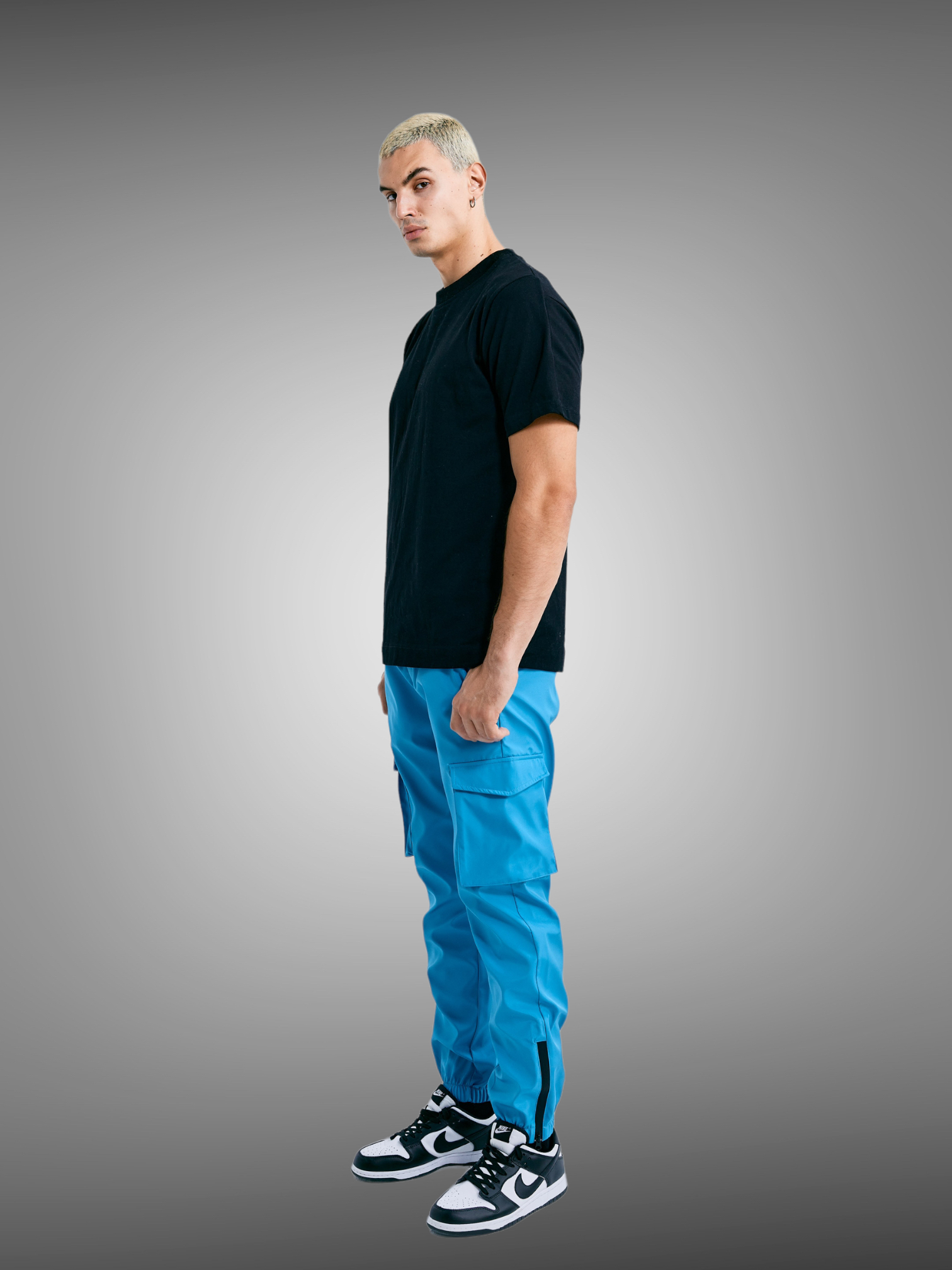 Pantalon Cargo imper bleu - Stayin