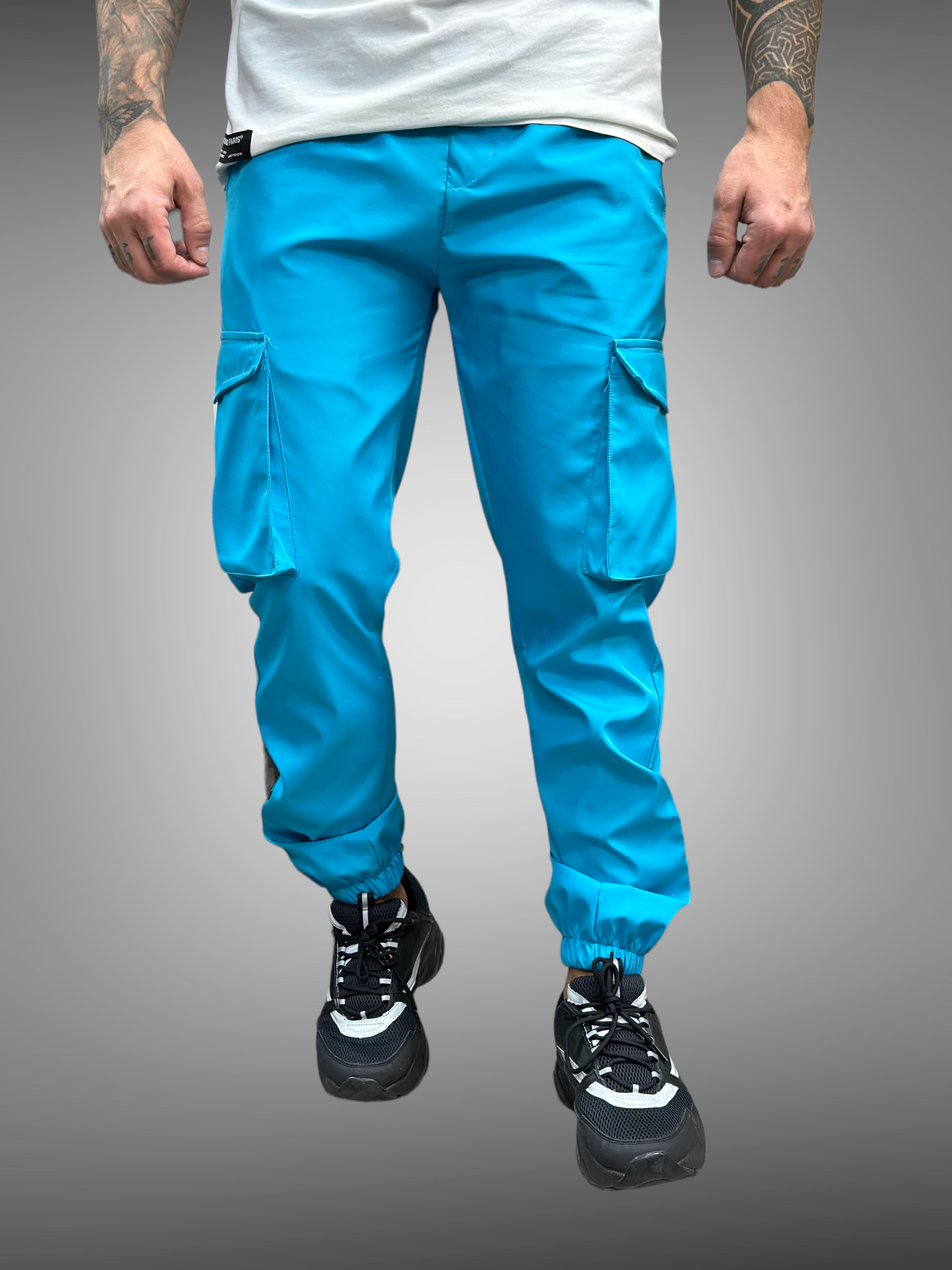 Pantalon Cargo imper bleu - Stayin