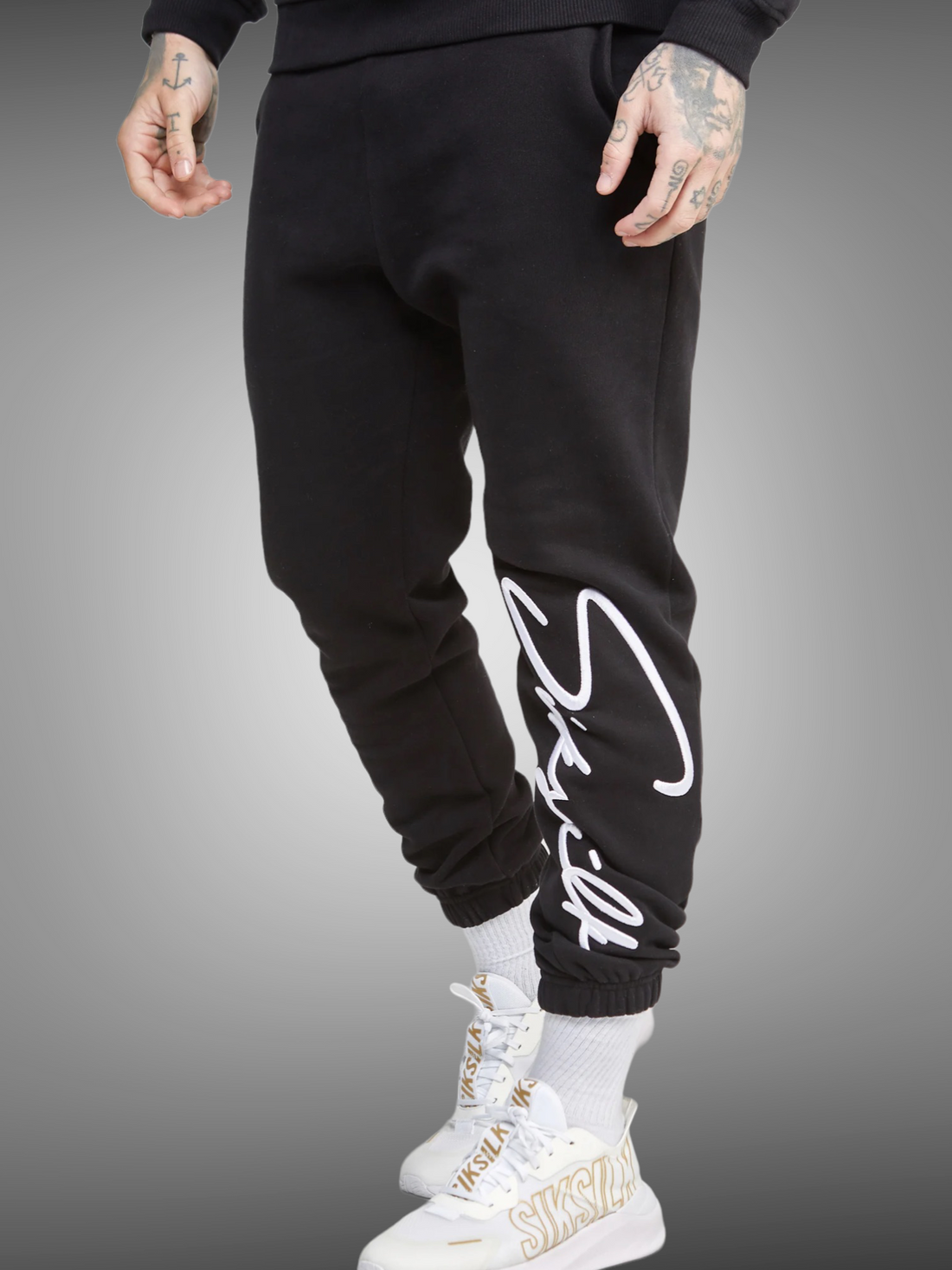 Sik silk discount black joggers
