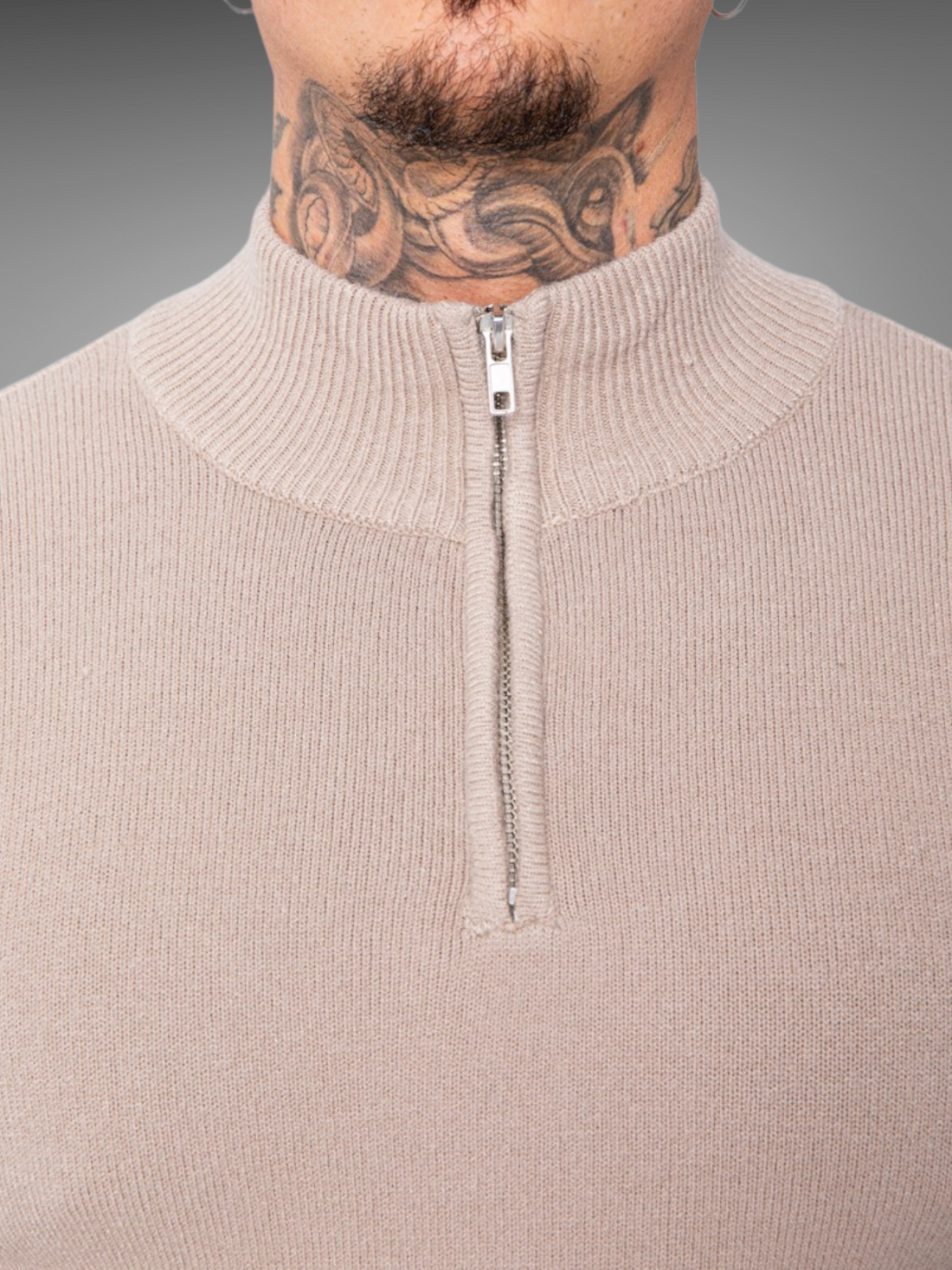 Frilivin - Pull Zip beige - Stayin