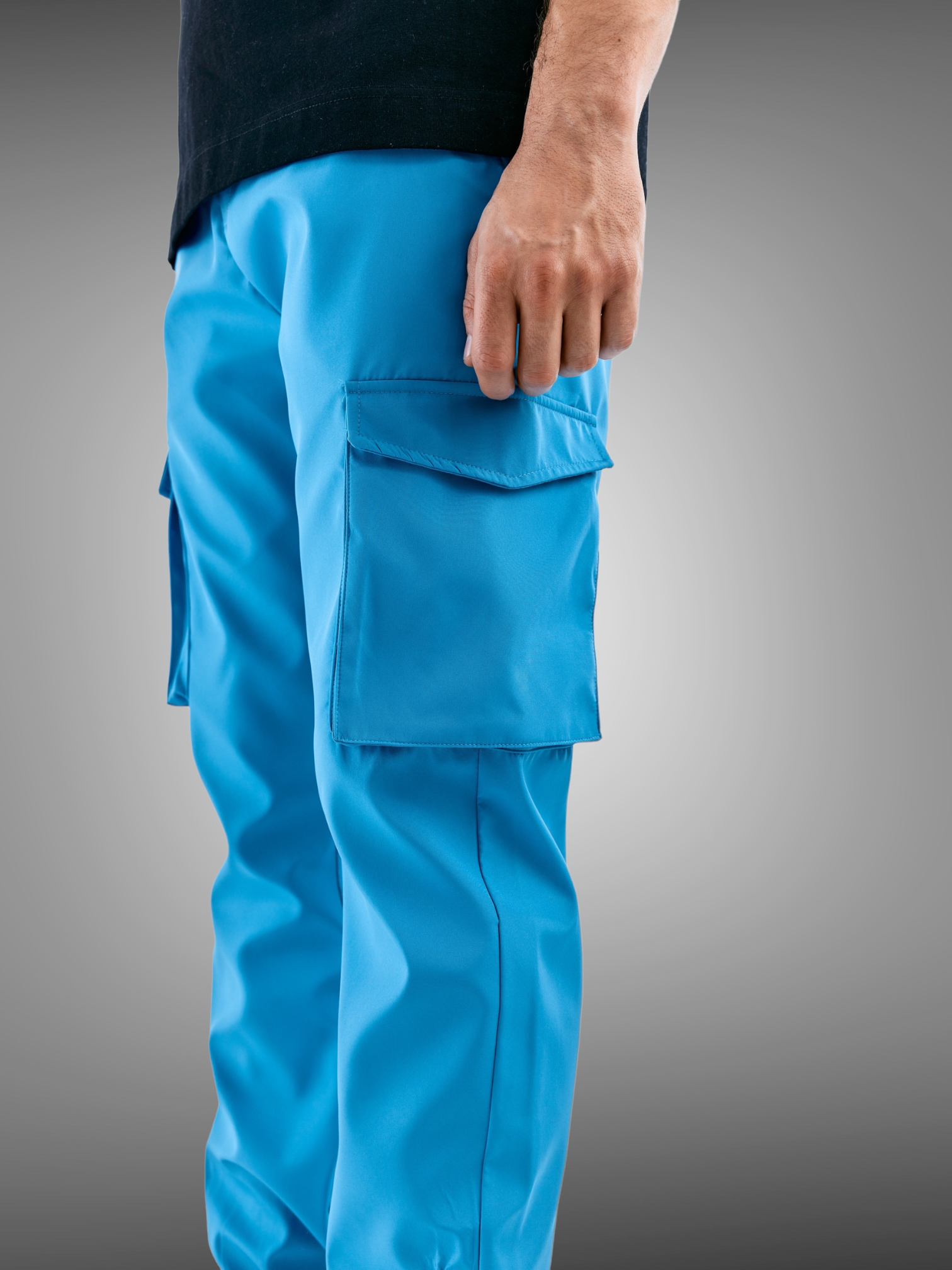 Pantalon Cargo imper bleu - Stayin