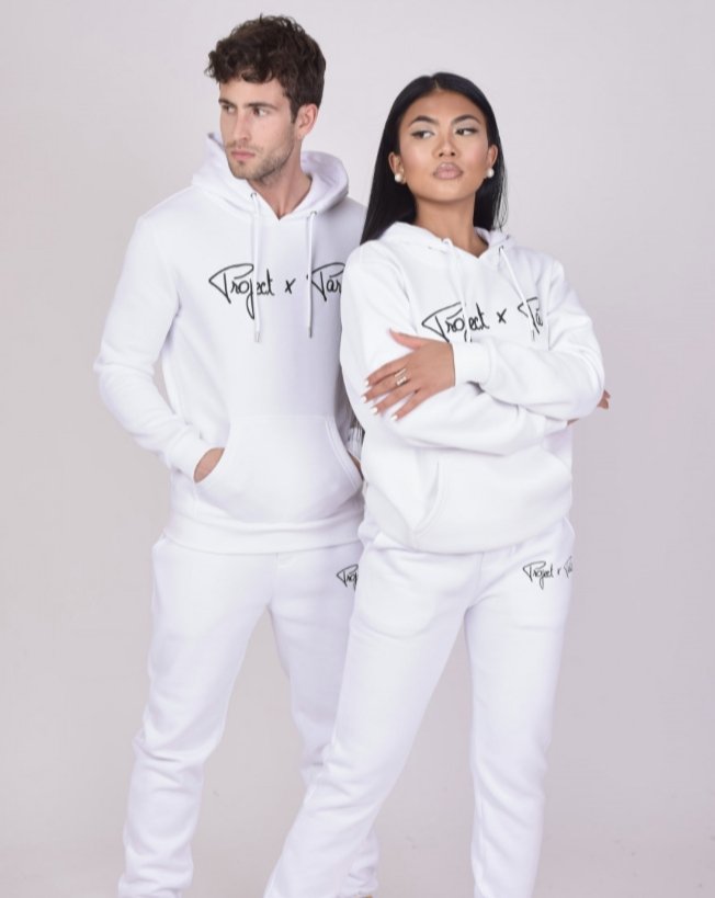 Project X Paris - Pantalon de jogging blanc brodé - Stayin