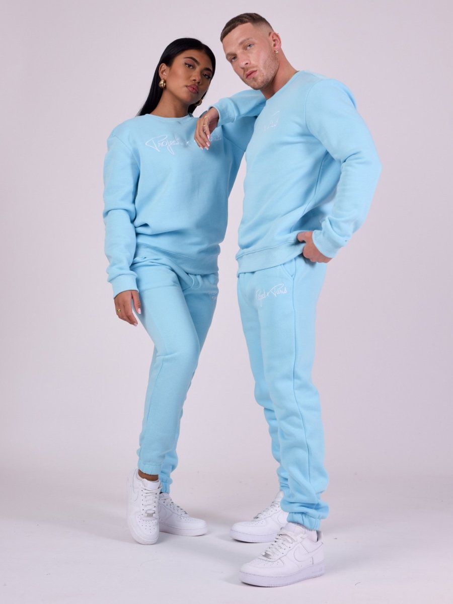 Project X Paris - Pantalon de jogging Signature Bleu clair - Stayin