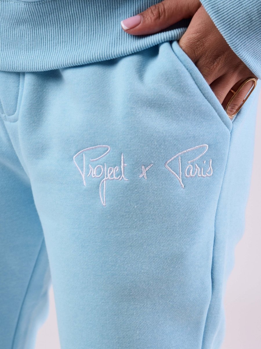Project X Paris - Pantalon de jogging Signature Bleu clair - Stayin