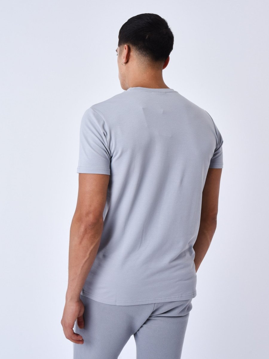 Project X Paris - Tee-shirt basic gris broderie logo - Stayin