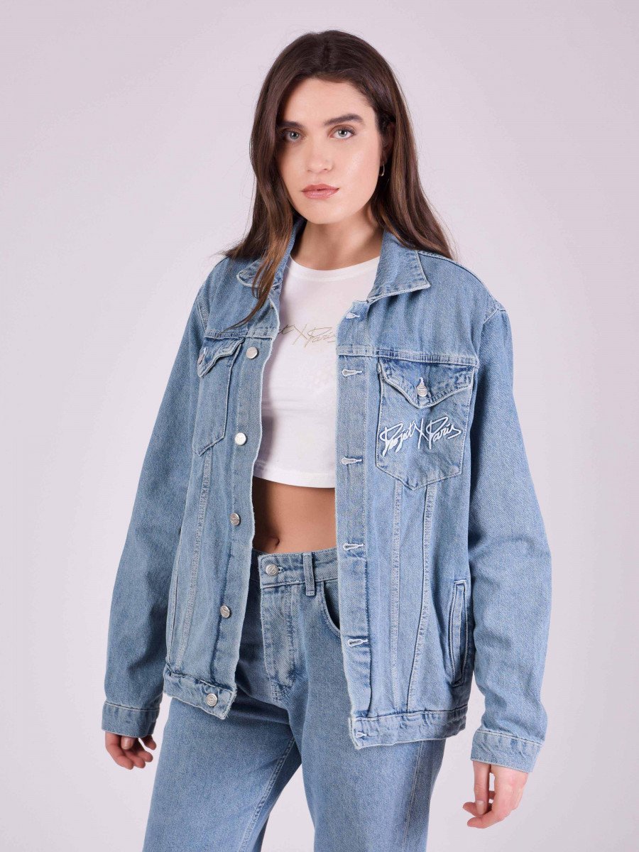 Project X Paris - Veste en jean Basic denim bleu - Stayin