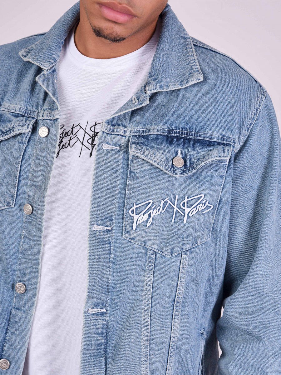 Project X Paris - Veste en jean Basic denim bleu - Stayin