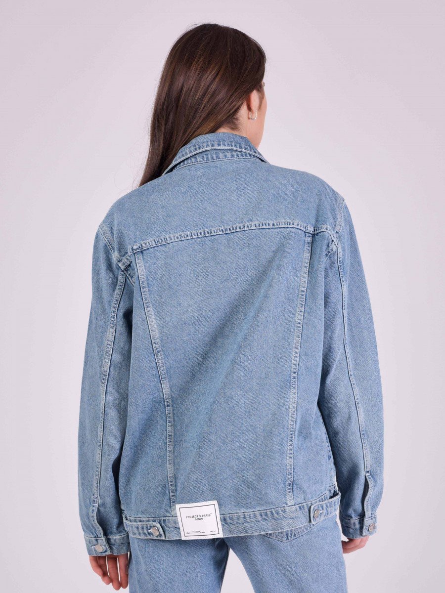 Project X Paris - Veste en jean Basic denim bleu - Stayin