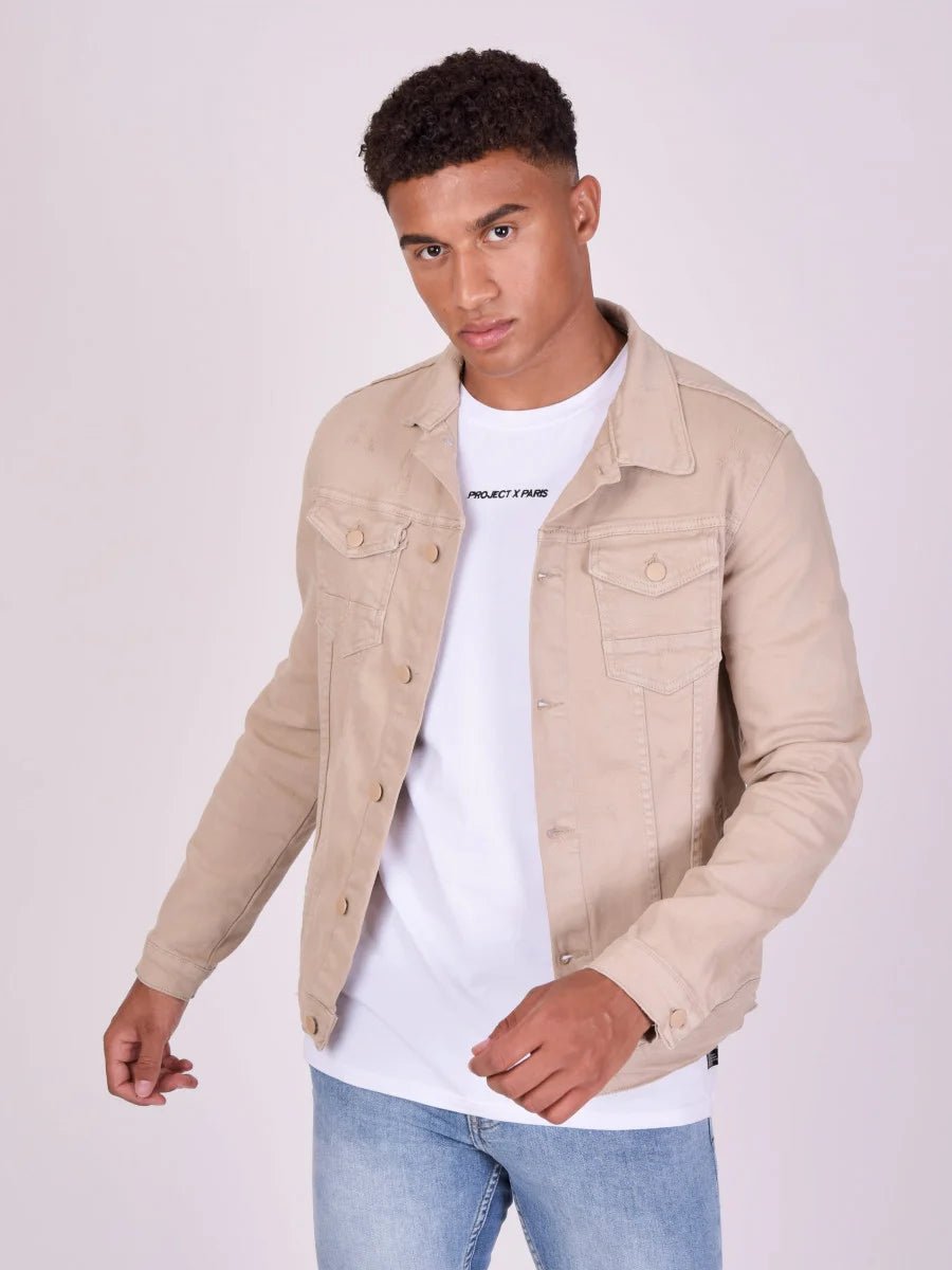 Project X Paris - Veste en jean beige - Stayin