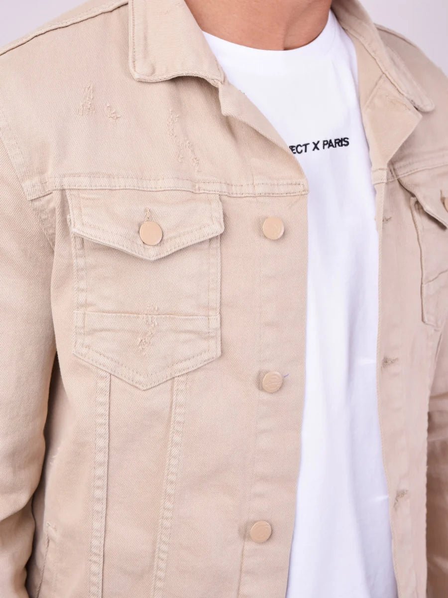 Project X Paris - Veste en jean beige - Stayin