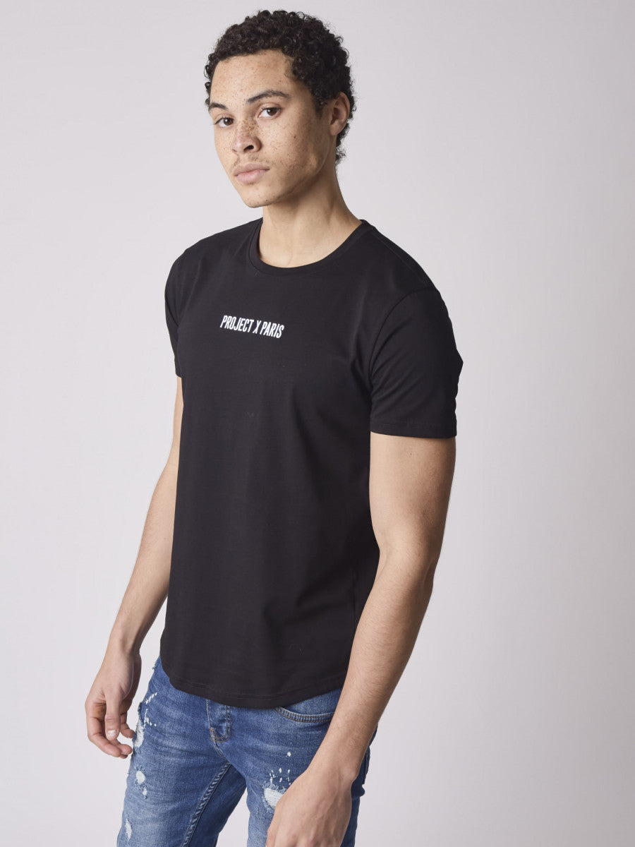 Project X Paris - T-shirt basic logo broderie noir - Stayin