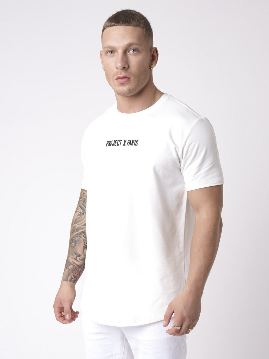 Project X Paris - T-shirt basic logo broderie Blanc - Stayin