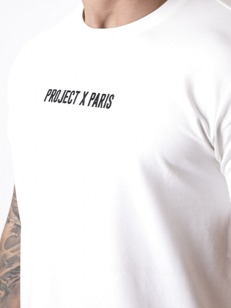 Project X Paris - T-shirt basic logo broderie Blanc - Stayin